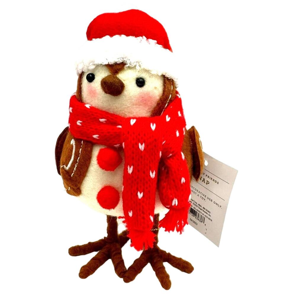 TARGET Bird‎ Snap Wondershop 2023 Christmas Featherly Friends Gingerbread Man